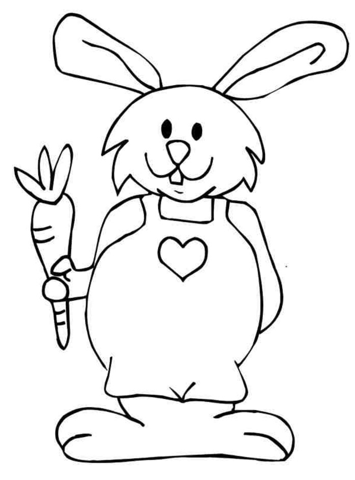 Dibujo para colorear: Conejo (Animales) #9660 - Dibujos para Colorear e Imprimir Gratis