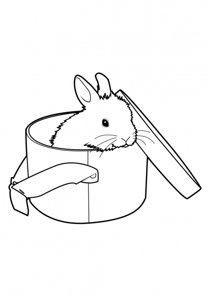 Dibujo para colorear: Conejo (Animales) #9680 - Dibujos para Colorear e Imprimir Gratis
