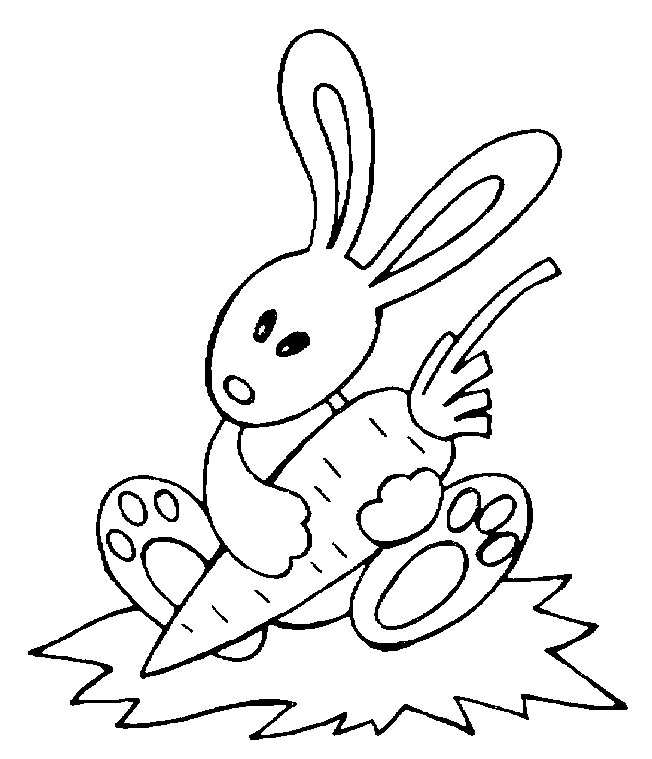 Dibujo para colorear: Conejo (Animales) #9681 - Dibujos para Colorear e Imprimir Gratis