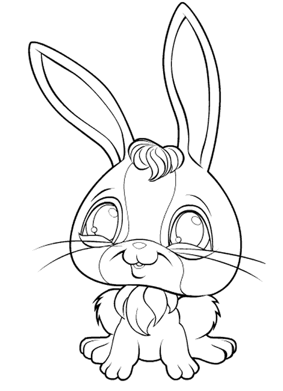 Dibujo para colorear: Conejo (Animales) #9693 - Dibujos para Colorear e Imprimir Gratis