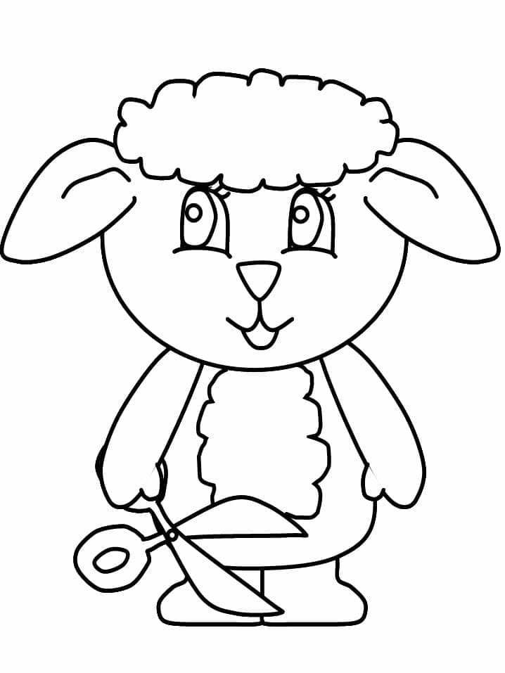 Dibujo gratuito Cordero #184270 de la coleccion Animales para imprimir