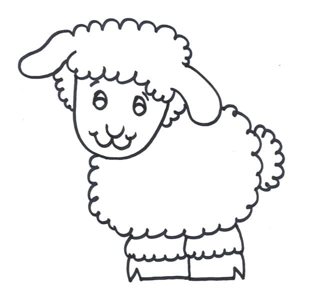 Dibujo gratuito Cordero #184274 de la coleccion Animales para imprimir