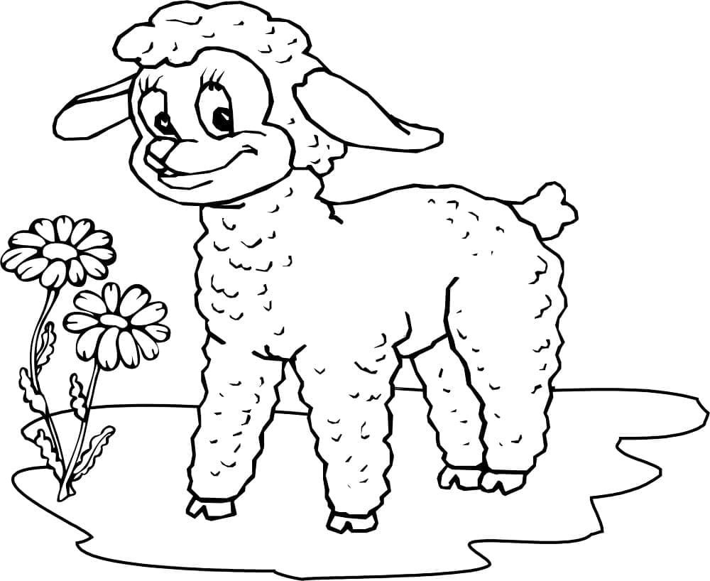 Dibujo gratuito Cordero #184283 de la coleccion Animales para imprimir