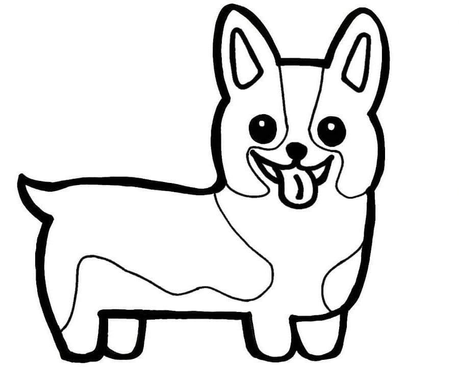 Dibujo gratuito Corgi #220770 de la coleccion Animales para imprimir