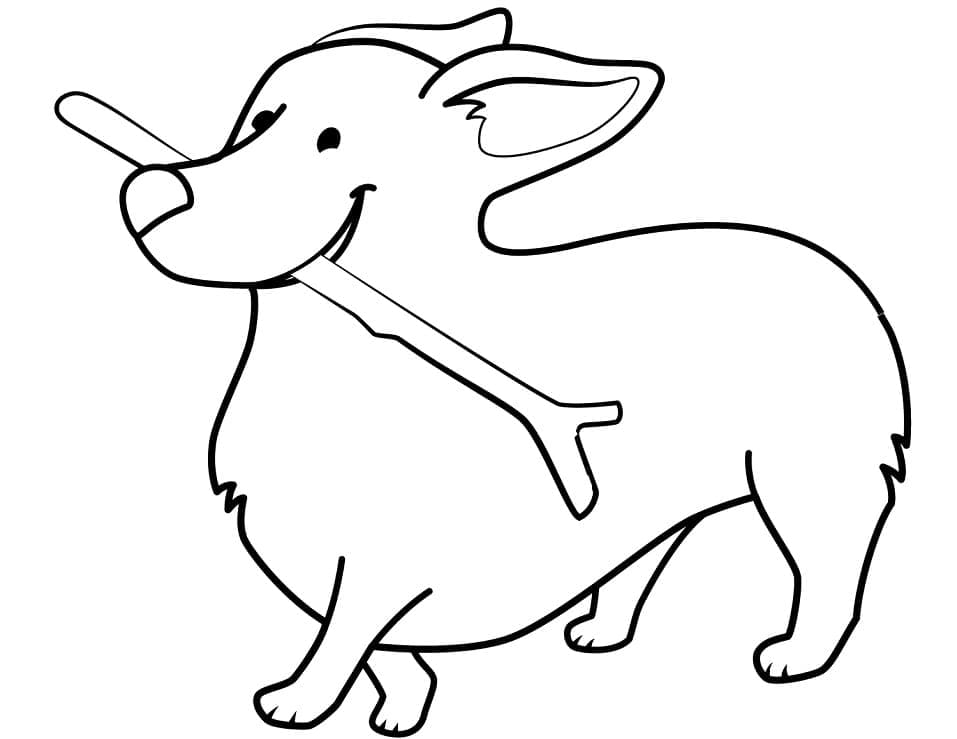 Dibujo gratuito Corgi #220775 de la coleccion Animales para imprimir