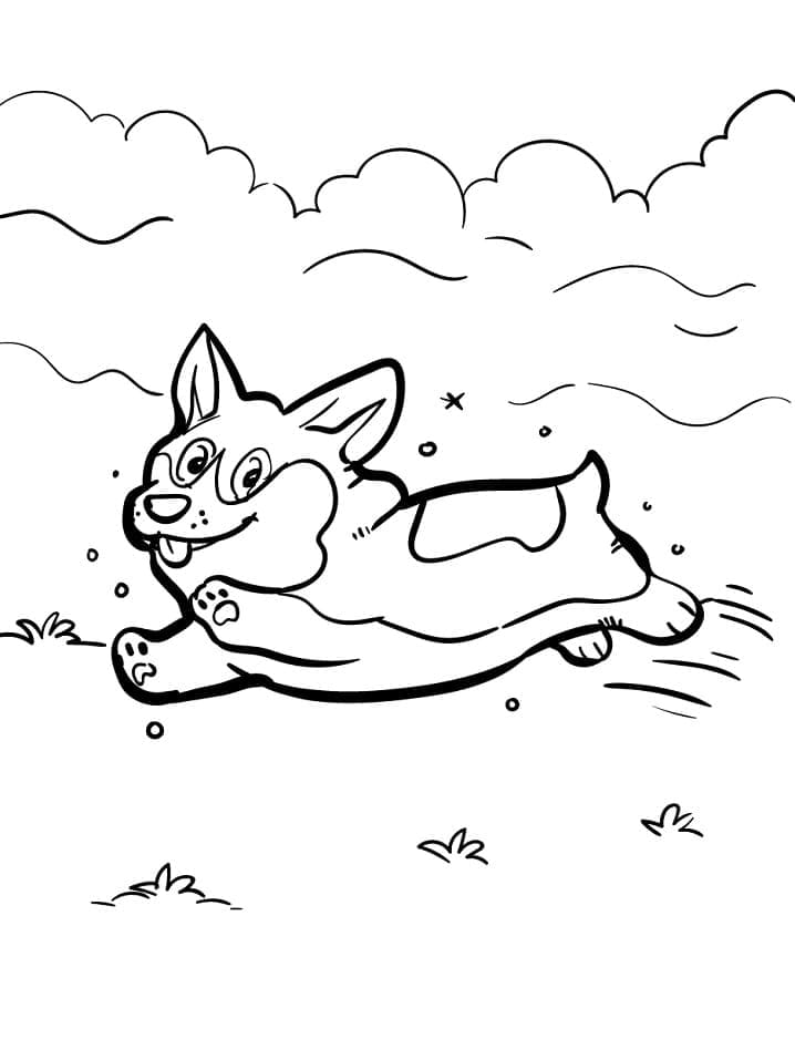 Dibujo gratuito Corgi #220780 de la coleccion Animales para imprimir
