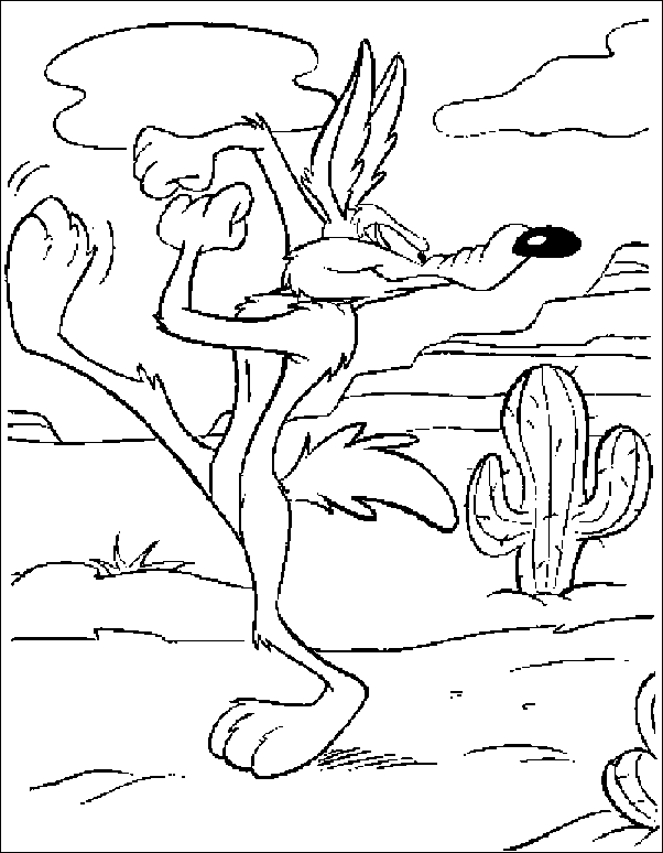 Dibujo para colorear: Coyote (Animales) #4548 - Dibujos para Colorear e Imprimir Gratis