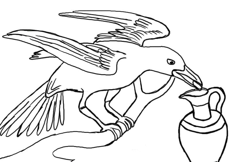 Dibujo gratuito Cuervo #209000 de la coleccion Animales para imprimir