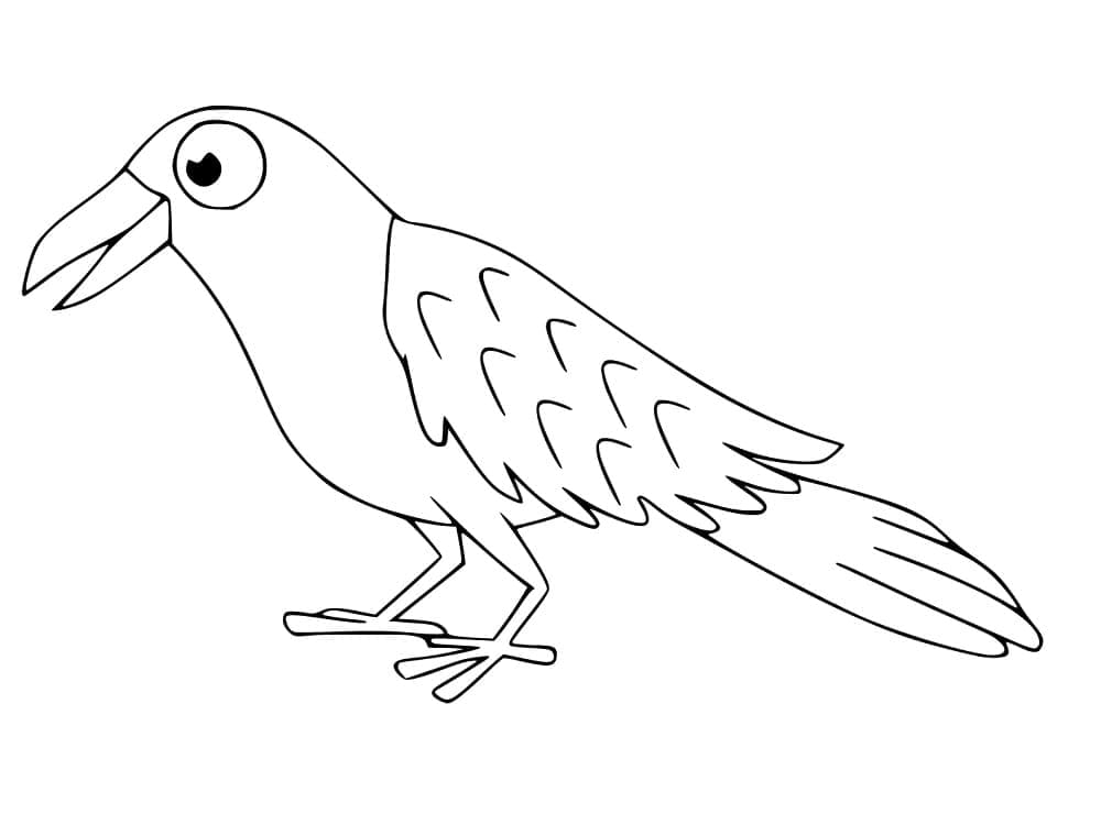 Dibujo gratuito Cuervo #209004 de la coleccion Animales para imprimir
