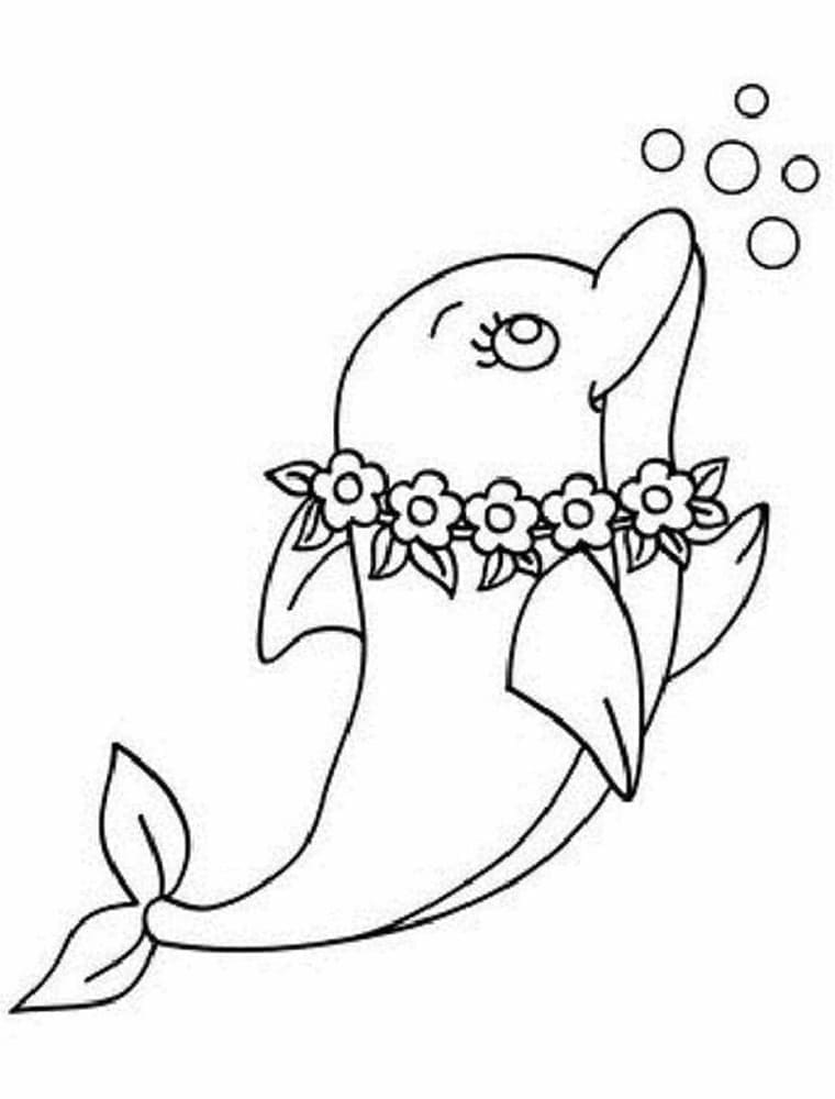 Dibujo gratuito Delfín #182733 de la coleccion Animales para imprimir