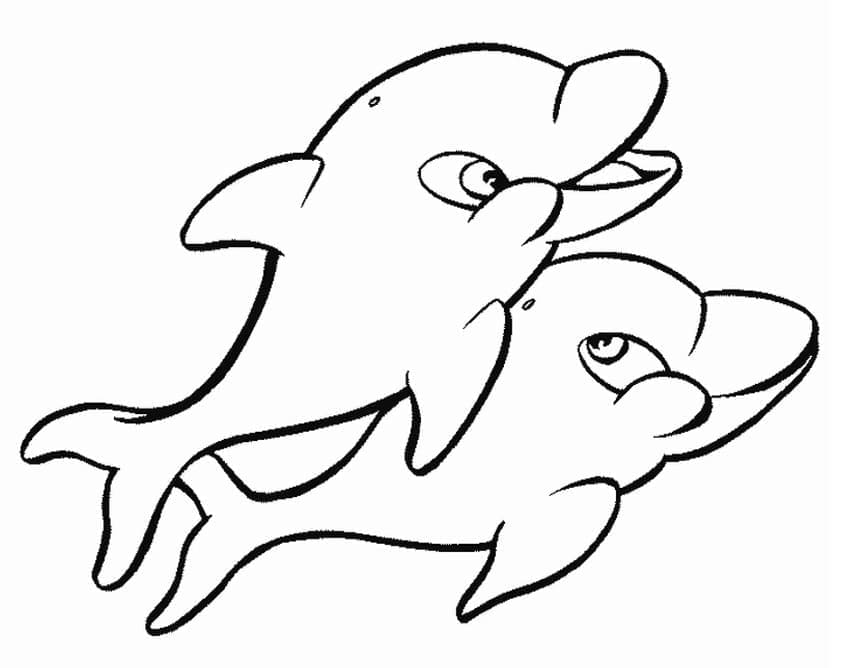 Dibujo gratuito Delfín #182749 de la coleccion Animales para imprimir
