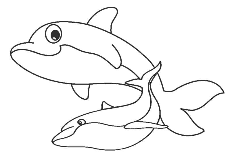 Dibujo gratuito Delfín #182750 de la coleccion Animales para imprimir Dibujo gratuito Delfín #182750 de la coleccion Animales para imprimir