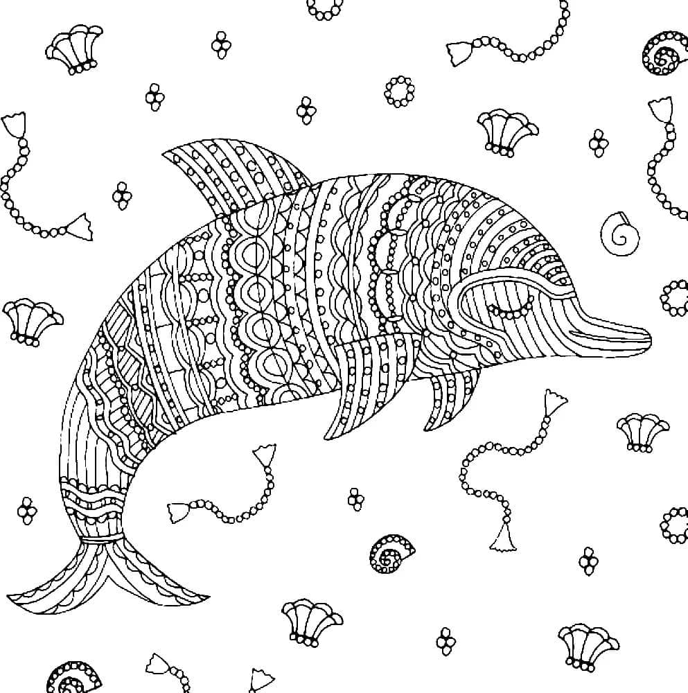 Dibujo gratuito Delfín #217216 de la coleccion Animales para imprimir