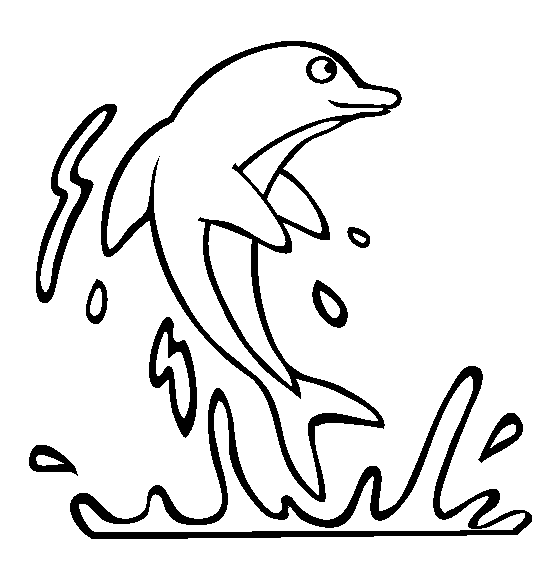 Dibujo para colorear: Delfín (Animales) #5103 - Dibujos para Colorear e Imprimir Gratis