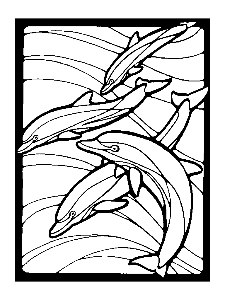 Dibujo para colorear: Delfín (Animales) #5127 - Dibujos para Colorear e Imprimir Gratis
