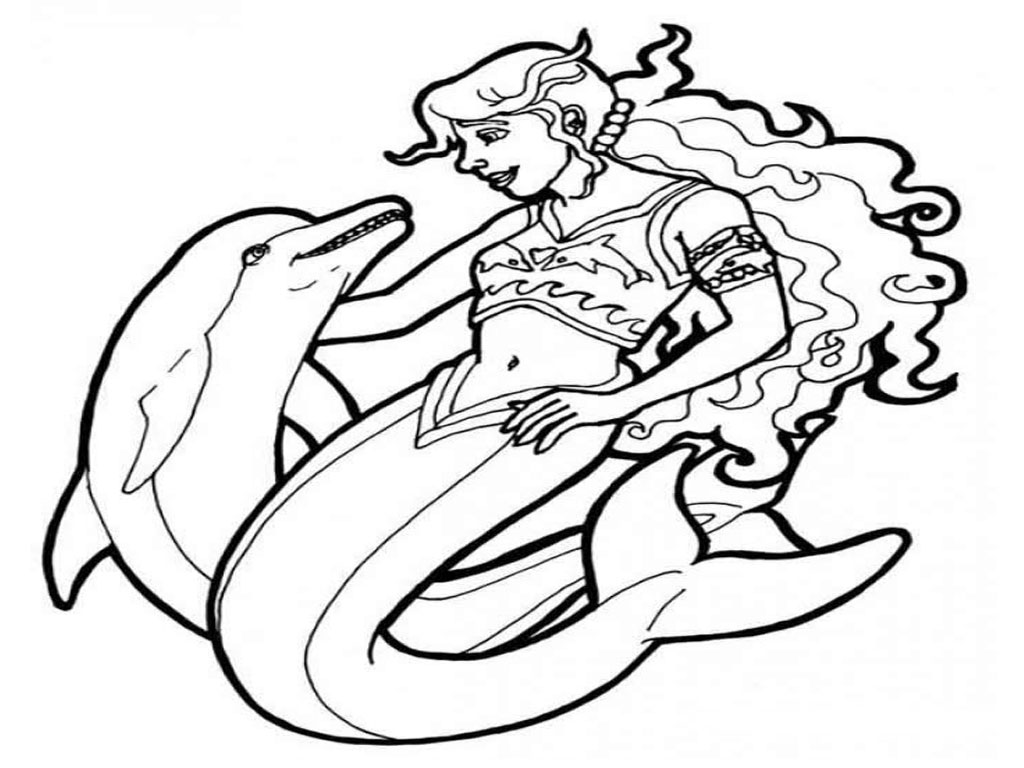 Dibujo para colorear: Delfín (Animales) #5132 - Dibujos para Colorear e Imprimir Gratis