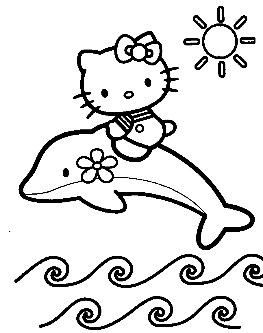 Dibujo para colorear: Delfín (Animales) #5196 - Dibujos para Colorear e Imprimir Gratis
