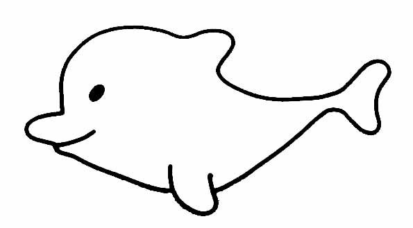 Dibujo para colorear: Delfín (Animales) #5250 - Dibujos para Colorear e Imprimir Gratis