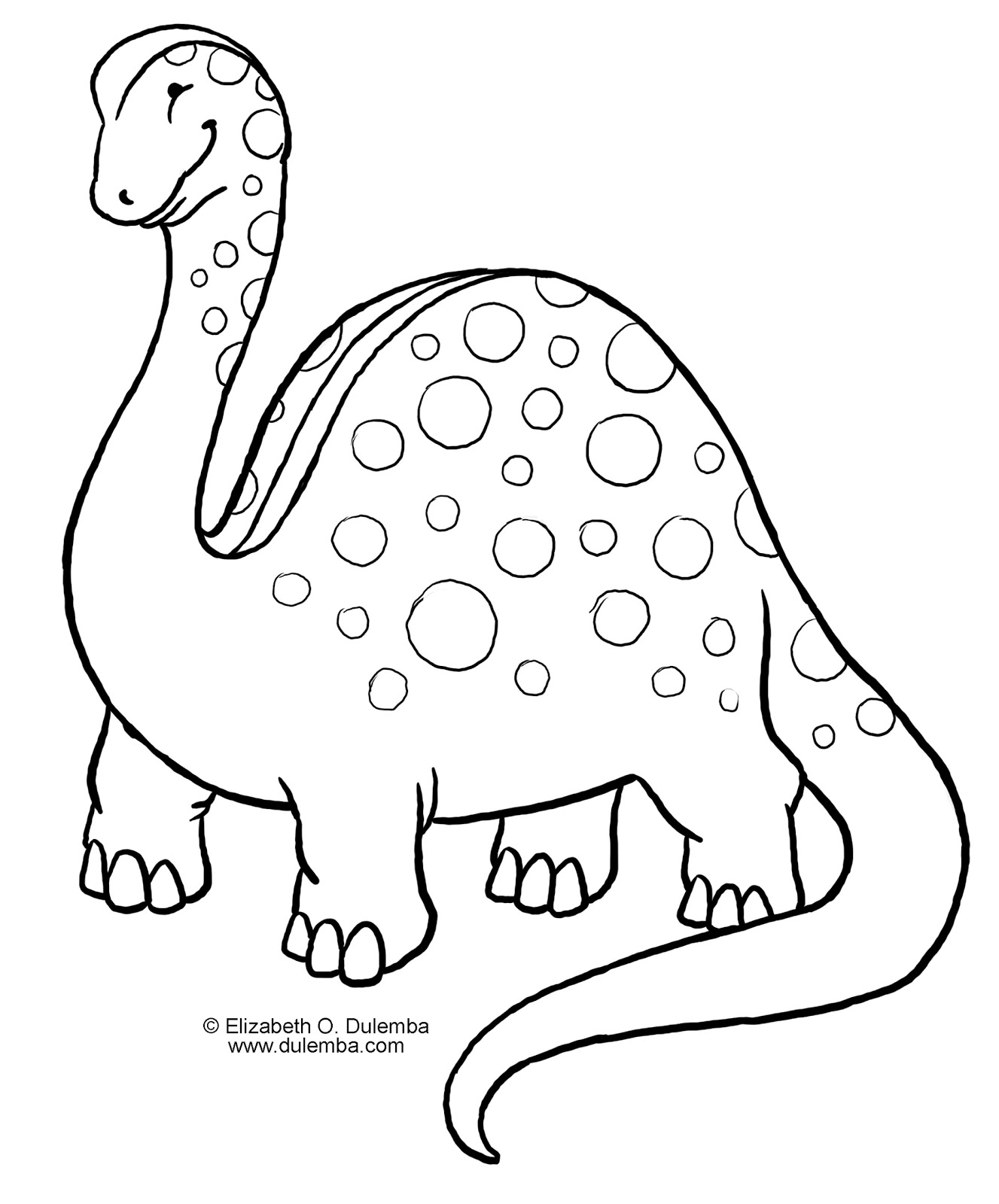 Dibujo para colorear: Dinosaurio (Animales) #5503 - Dibujos para Colorear e Imprimir Gratis