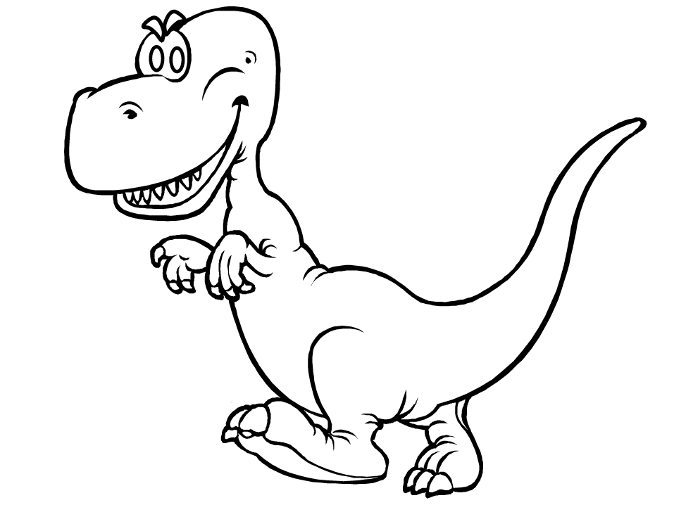 Dibujo para colorear: Dinosaurio (Animales) #5506 - Dibujos para Colorear e Imprimir Gratis