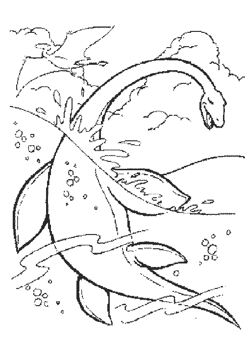 Dibujo para colorear: Dinosaurio (Animales) #5509 - Dibujos para Colorear e Imprimir Gratis