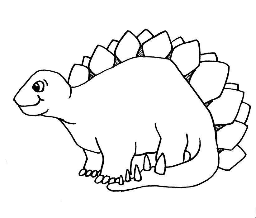 Dibujo para colorear: Dinosaurio (Animales) #5520 - Dibujos para Colorear e Imprimir Gratis