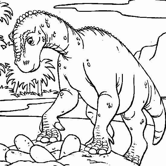 Dibujo para colorear: Dinosaurio (Animales) #5544 - Dibujos para Colorear e Imprimir Gratis