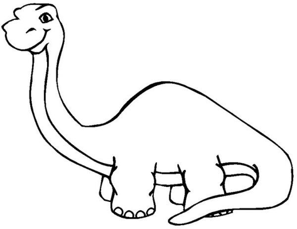 Dibujo para colorear: Dinosaurio (Animales) #5546 - Dibujos para Colorear e Imprimir Gratis