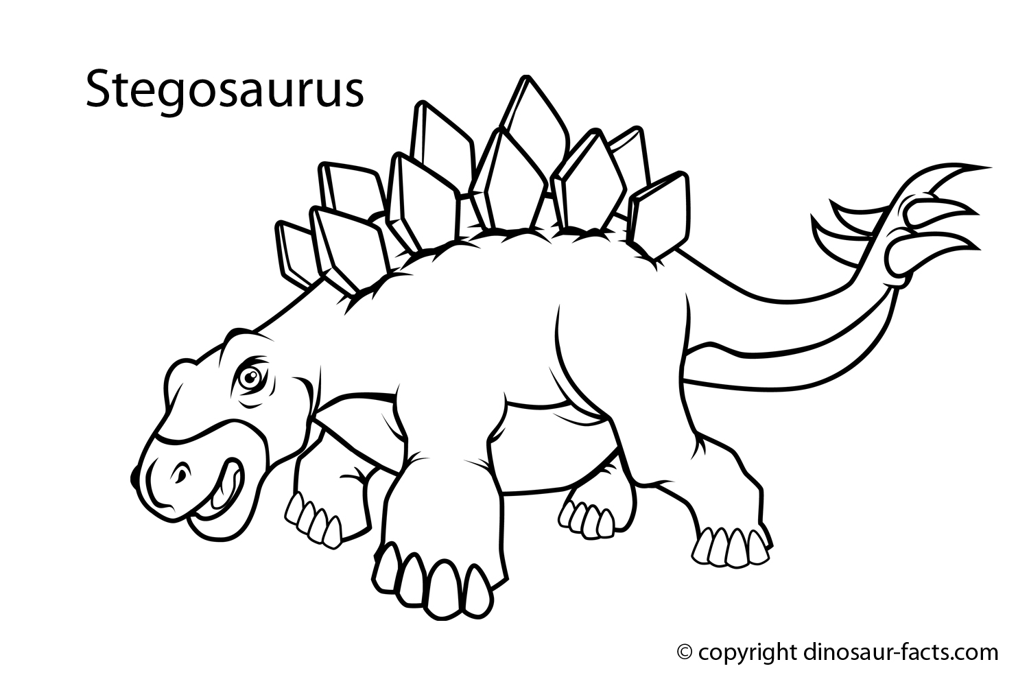 Dibujo para colorear: Dinosaurio (Animales) #5549 - Dibujos para Colorear e Imprimir Gratis