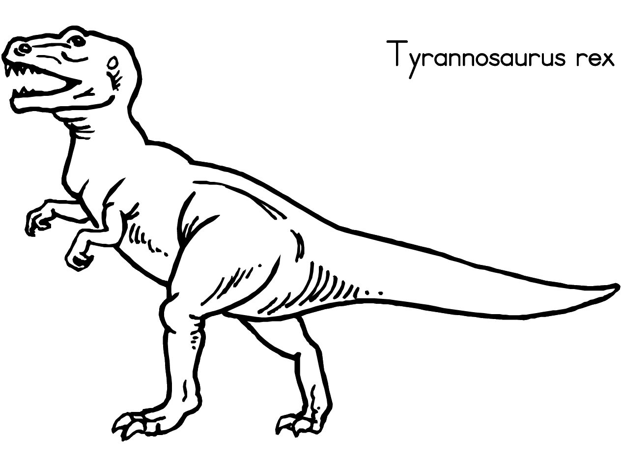Dibujo para colorear: Dinosaurio (Animales) #5556 - Dibujos para Colorear e Imprimir Gratis
