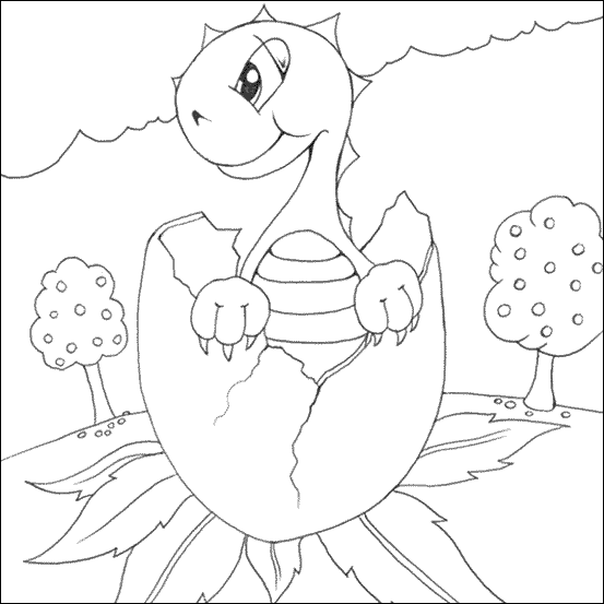 Dibujo para colorear: Dinosaurio (Animales) #5572 - Dibujos para Colorear e Imprimir Gratis