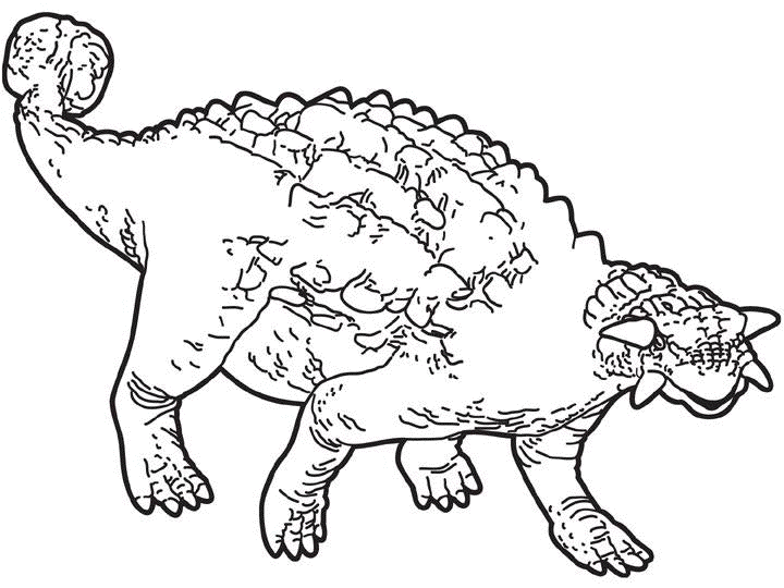 Dibujo para colorear: Dinosaurio (Animales) #5575 - Dibujos para Colorear e Imprimir Gratis