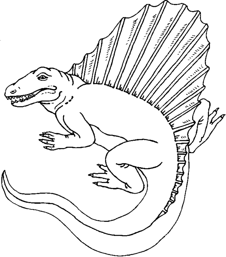 Dibujo para colorear: Dinosaurio (Animales) #5590 - Dibujos para Colorear e Imprimir Gratis