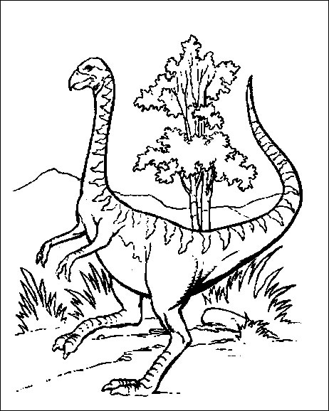 Dibujo para colorear: Dinosaurio (Animales) #5599 - Dibujos para Colorear e Imprimir Gratis