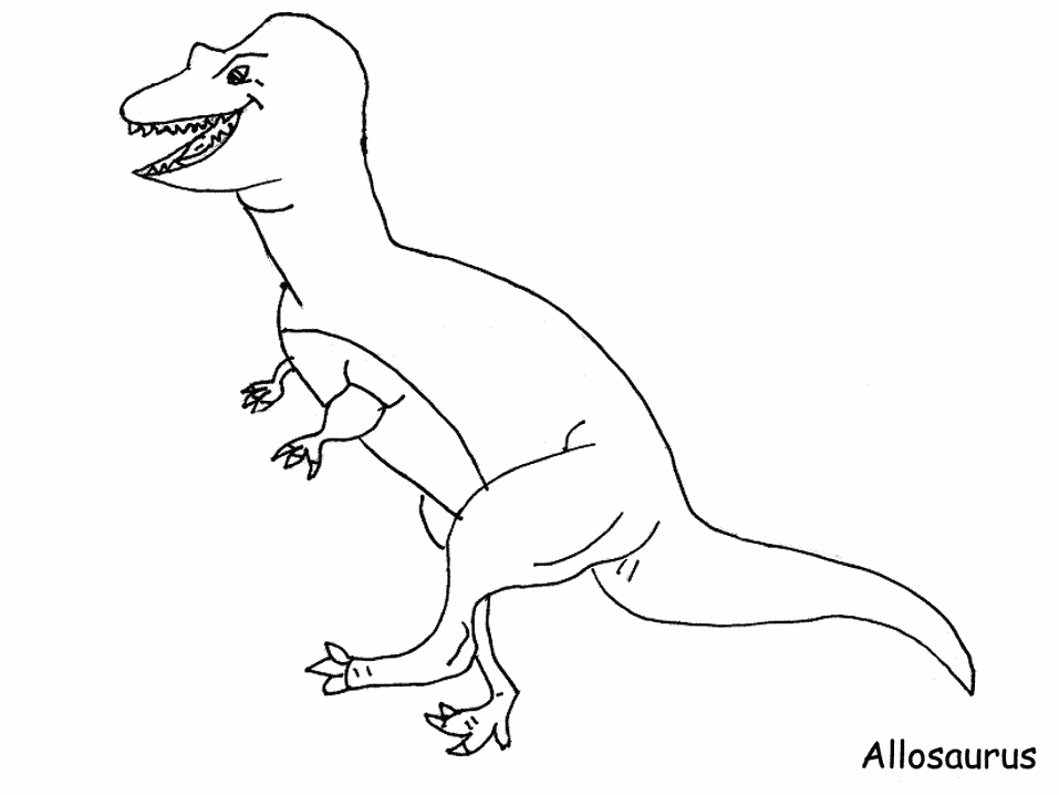 Dibujo para colorear: Dinosaurio (Animales) #5649 - Dibujos para Colorear e Imprimir Gratis