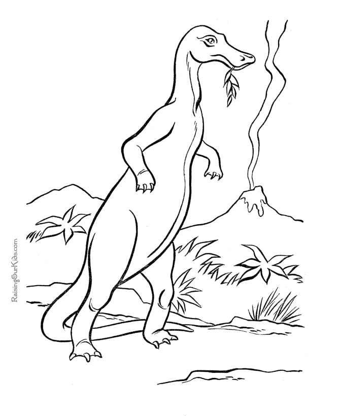 Dibujo para colorear: Dinosaurio (Animales) #5656 - Dibujos para Colorear e Imprimir Gratis