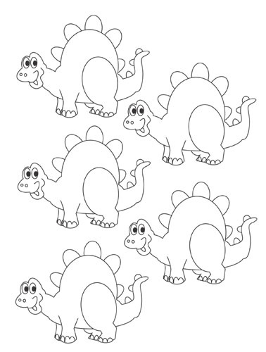 Dibujo para colorear: Dinosaurio (Animales) #5658 - Dibujos para Colorear e Imprimir Gratis