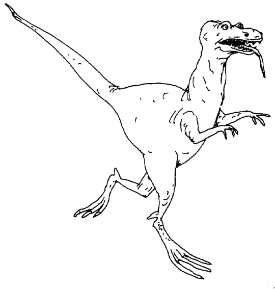 Dibujo para colorear: Dinosaurio (Animales) #5673 - Dibujos para Colorear e Imprimir Gratis