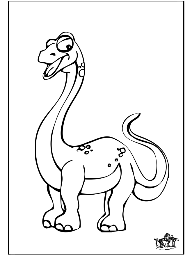 Dibujo para colorear: Dinosaurio (Animales) #5689 - Dibujos para Colorear e Imprimir Gratis