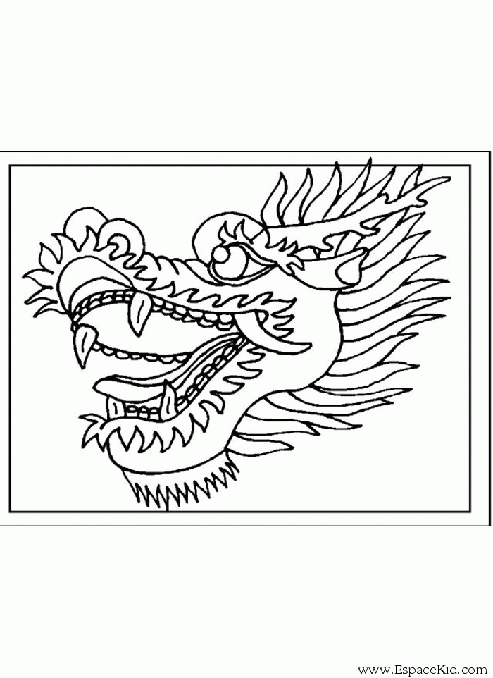 Dibujo para colorear: Dragón (Animales) #5859 - Dibujos para Colorear e Imprimir Gratis