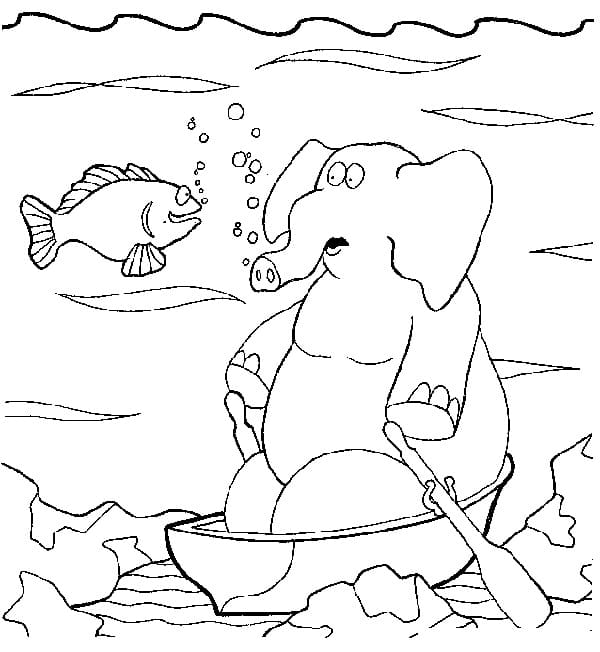 Dibujo gratuito Elefante #175078 de la coleccion Animales para imprimir