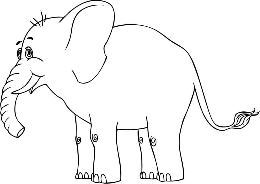 Dibujo gratuito Elefante #175084 de la coleccion Animales para imprimir