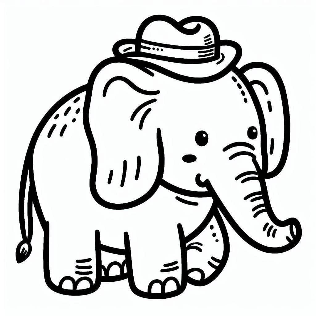 Dibujo gratuito Elefante #216845 de la coleccion Animales para imprimir