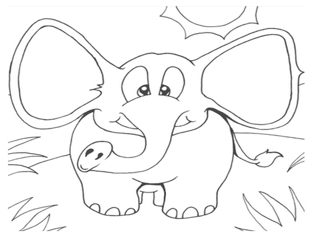 Dibujo para colorear: Elefante (Animales) #6330 - Dibujos para Colorear e Imprimir Gratis