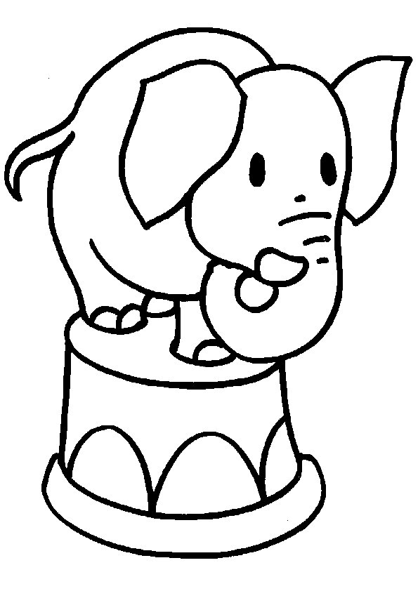 Dibujo para colorear: Elefante (Animales) #6354 - Dibujos para Colorear e Imprimir Gratis