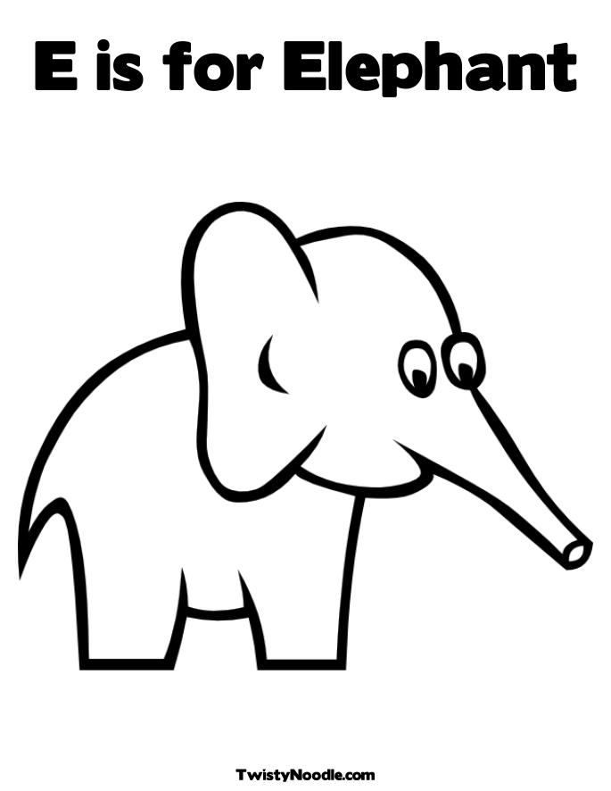 Dibujo para colorear: Elefante (Animales) #6363 - Dibujos para Colorear e Imprimir Gratis