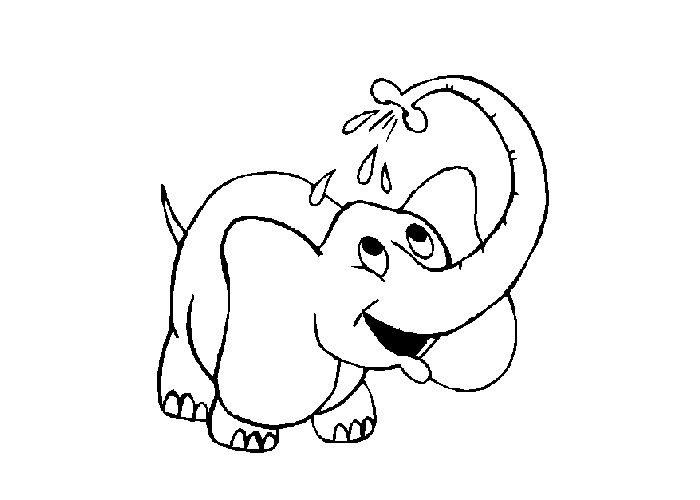 Dibujo para colorear: Elefante (Animales) #6391 - Dibujos para Colorear e Imprimir Gratis