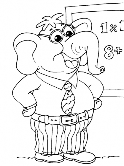 Dibujo para colorear: Elefante (Animales) #6392 - Dibujos para Colorear e Imprimir Gratis