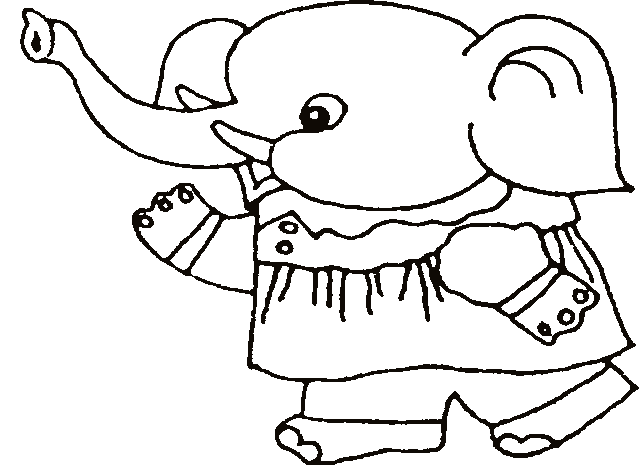 Dibujo para colorear: Elefante (Animales) #6476 - Dibujos para Colorear e Imprimir Gratis