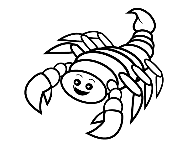 Dibujo para colorear: Escorpión (Animales) #14550 - Dibujos para Colorear e Imprimir Gratis